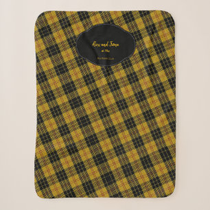 Couverture Sherpa Votre nom et date MacLeod Scottish Clan Tartan