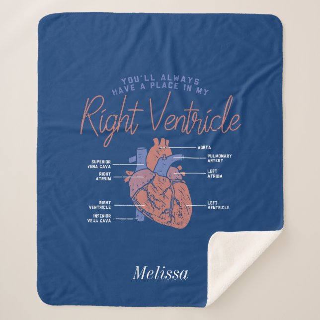 Couverture Sherpa Vous serez toujours dans mon coeur Infirmière pers (Devant)