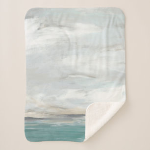 Couverture Sherpa Vue de Seafoam