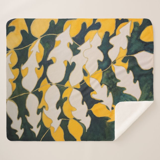 Couverture Sherpa Watercolor Sherpa Blanket (Devant (Horizontal))