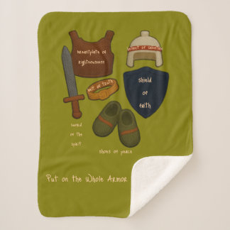 Couverture Sherpa Whole Armor Sherpa Yarn Look Baby Blanket