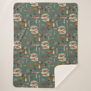 Couverture Sherpa Wild Mushrooms