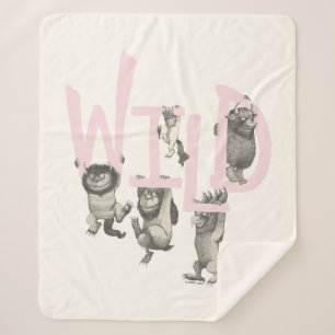 Couverture Sherpa WILD   Wild Things et Max - Rose