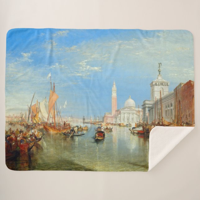 Couverture Sherpa William Turner - Venise, le Dogana et San Giorgio (Devant (Horizontal))