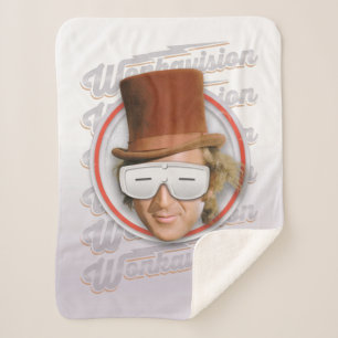 Couverture Sherpa Willy Wonka dans les lunettes de Wonkavision