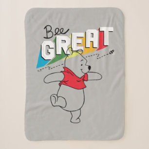 Couverture Sherpa Winnie l'Ooh   Abeille grande