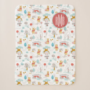 Couverture Sherpa Winnie l'Ooh Dans le bois de cent acres
