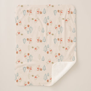 Couverture Sherpa Winnie l'Ooh Noël Motif de pots de miel