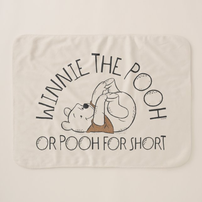 Couverture Sherpa Winnie l'Ooh ou l'Ooh pour Short (Devant (Horizontal))