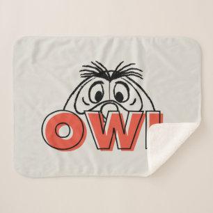 Couverture Sherpa Winnie l'Ooh   Owl Peek-A-Boo