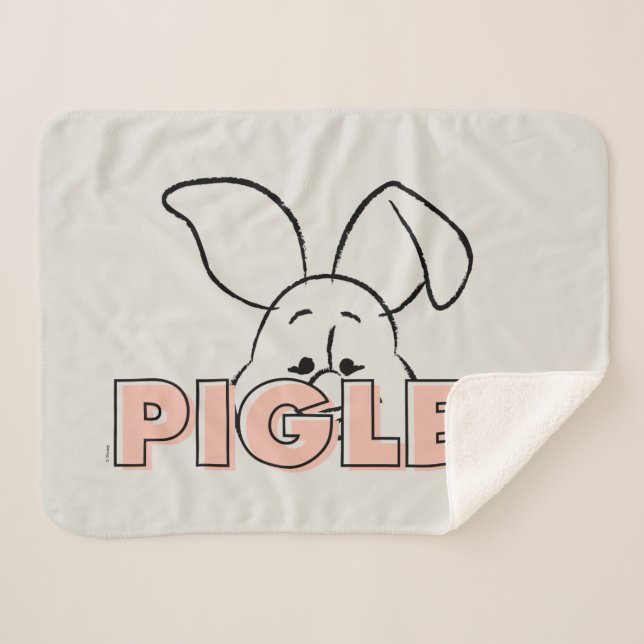 Couverture Sherpa Winnie l'Ooh | Piglet Peek-A-Boo (Devant (Horizontal))