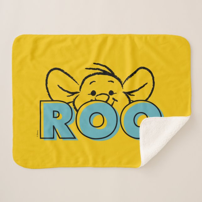 Couverture Sherpa Winnie l'Ooh | Roo Peek-A-Boo (Devant (Horizontal))