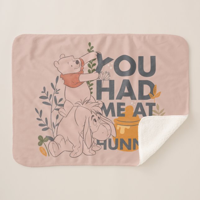 Couverture Sherpa Winnie l'Ourson et l'Eeyore | Vous m'avez eu chez  (Devant (Horizontal))