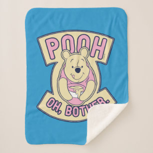 Couverture Sherpa Winnie L'Ourson   Ooh Oh Bother