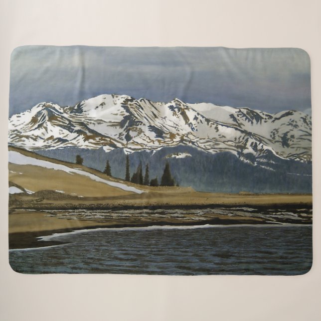 Couverture Sherpa Winter Leadville Colorado (Devant (Horizontal))