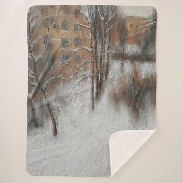 Couverture Sherpa Winter Silence by the Window (Devant)