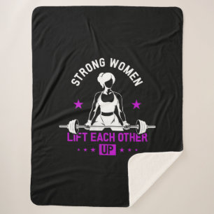 Couverture Sherpa Womens Bodybuilding Gym Workout And Funny Training