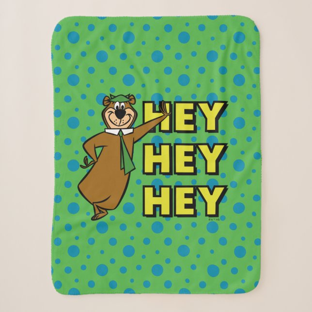 Couverture Sherpa Yogi Bear Hey Hey Hey (Devant)