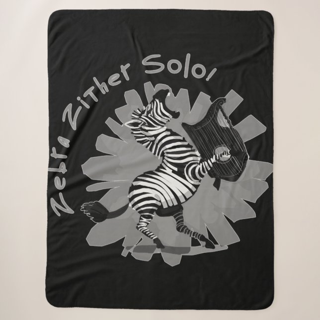 Couverture Sherpa Zebra Zothero (Devant)