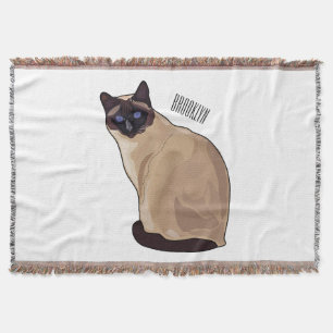 Couverture Siamese cat cartoon