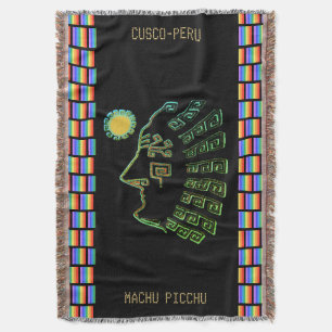 Couverture Silhouette de Machu_Picchu et couleurs de l'arc-en