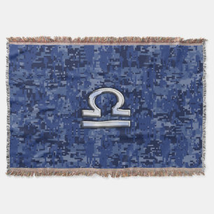 Couverture Silver Libra Zodiac Connectez-vous sur la caméra n