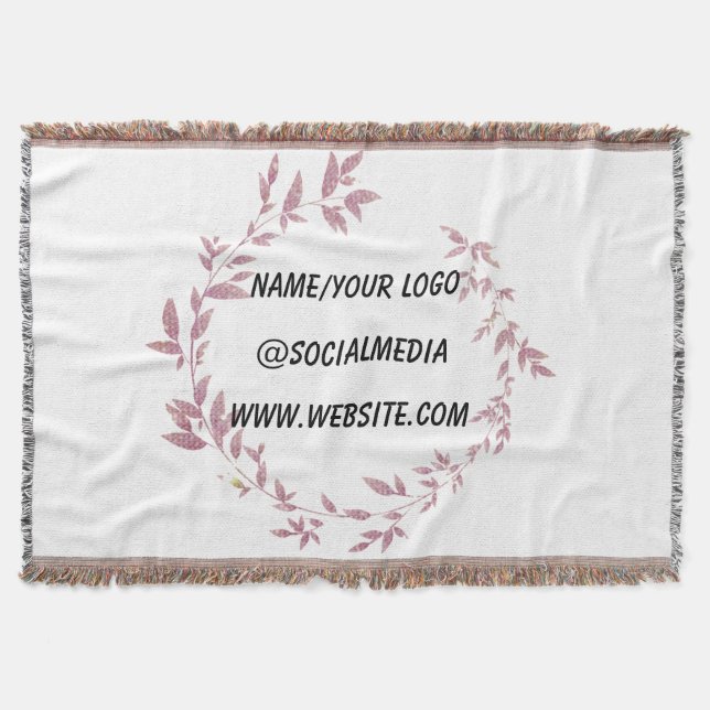 Couverture simple minimum ajouter votre texte nom monogramme  (Devant)