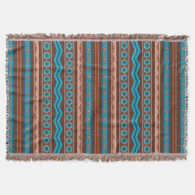 Couverture Southwest Style Geometric Cameron Gorge Design (Devant)