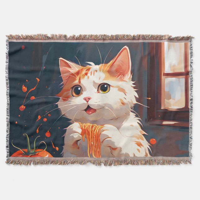 Couverture Spaghetti mangeur de chat (Devant)