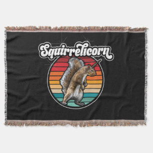 Couverture Squirrelicorn - drôle, vintage licorne d'écureuil