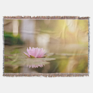 Couverture Style Lotus Flower Paysage, Zen