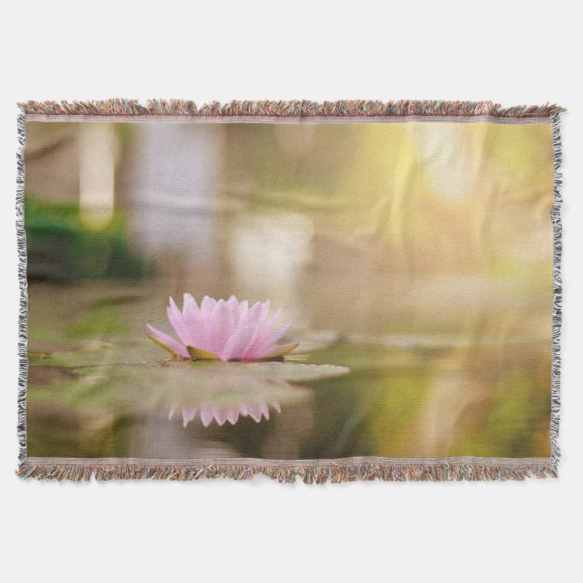 Couverture Style Lotus Flower Paysage, Zen (Devant)
