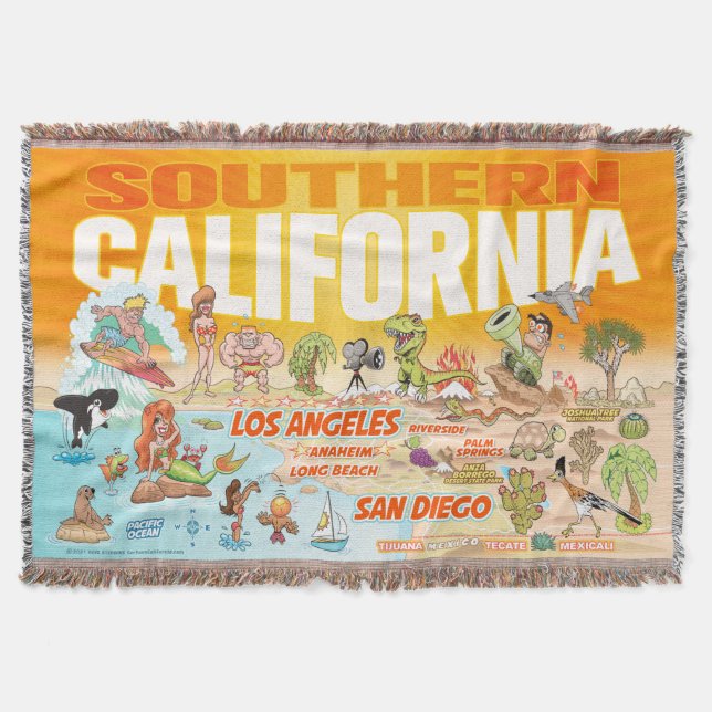Couverture Sud de la Californie Lot Blanket (Devant)