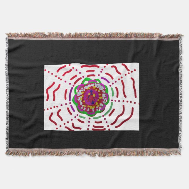 Couverture SunClock Flower Baby Blanket (Devant)