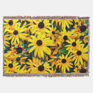 Couverture Sunny Rudbeckia Black Eyed Susan