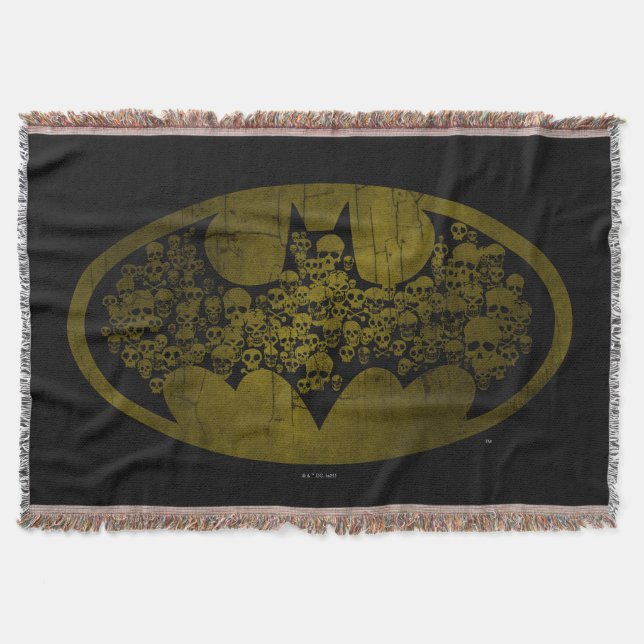 Couverture Symbole Batman | Crânes dans le logo de chaume (Devant)