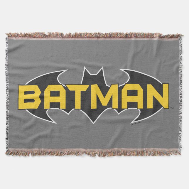 Couverture Symbole Batman | Nom Logo jaune et noir (Devant)