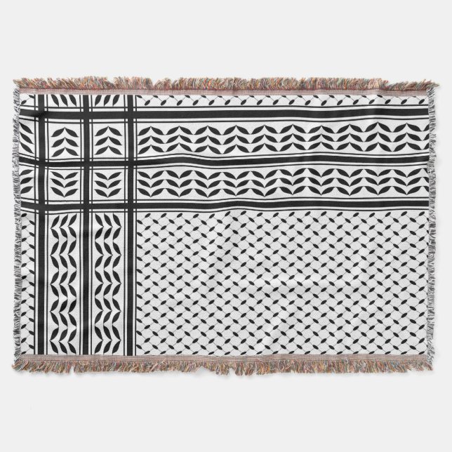 Couverture Symbole Keffiyeh de la Palestine Motif de résistan (Devant)