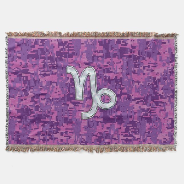 Couverture SYMBOLE Zodiaque Capricorne Camouflage numérique F (Devant)