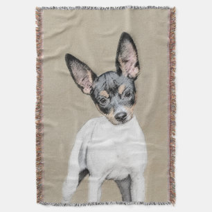 Couverture Tableau Rat Terrier - Cute Original Chien Art
