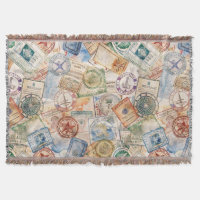 Tampon de passeport rustique motif voyage (9)
