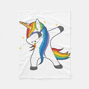 Couverture tamponnante de licorne mignonne unique