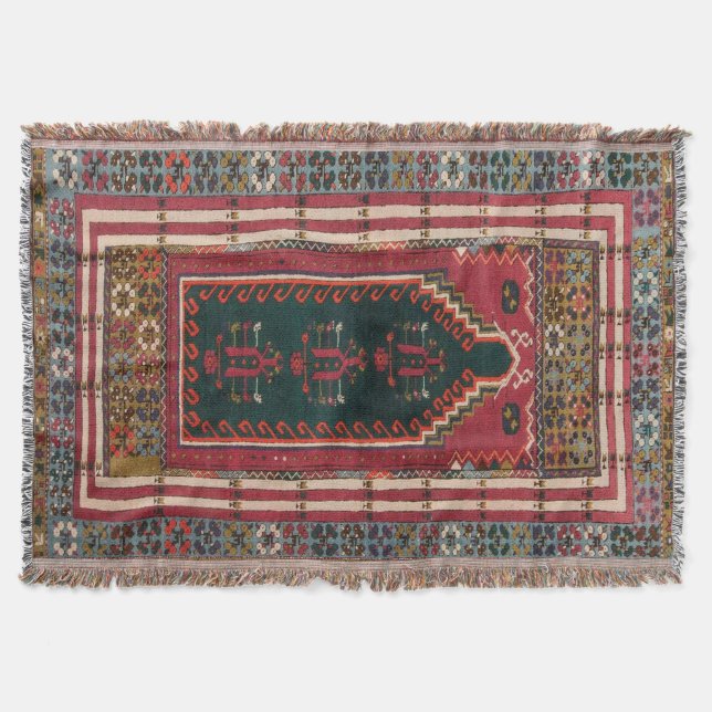 Couverture Tapis Kilim Antique Oriental (Devant)