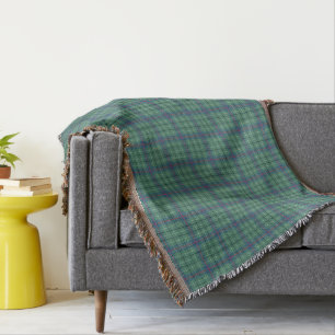 Couverture Tartan antique de clan de Duncan