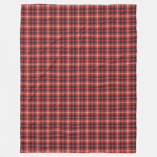 Couverture Tartan classique pour des nuits de vaca (Devant)