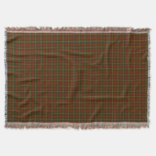 Couverture Tartan de feuille d'érable canadien