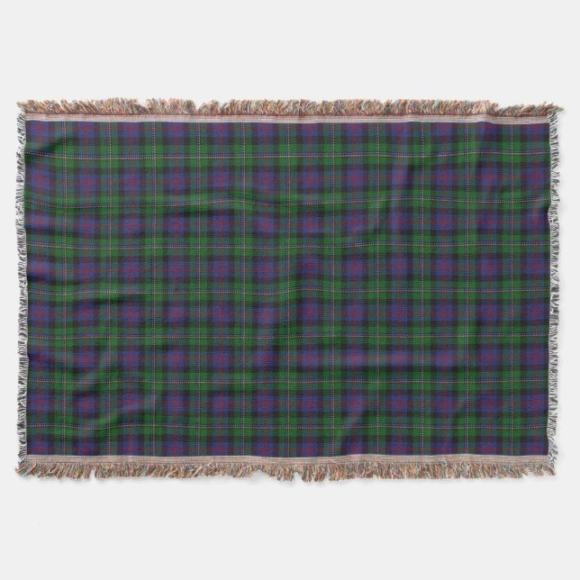 Couverture Tartan écossais de Malcolm de clan (Devant)