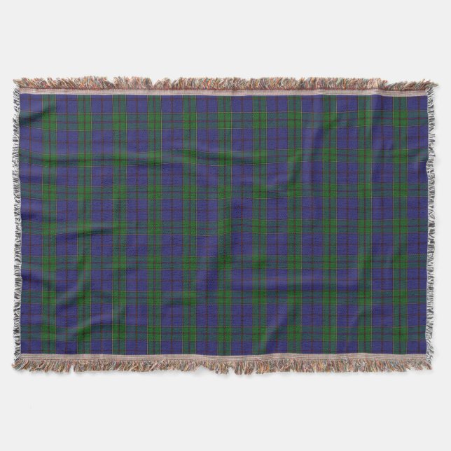 Couverture Tartan écossais de Strachan de clan (Devant)