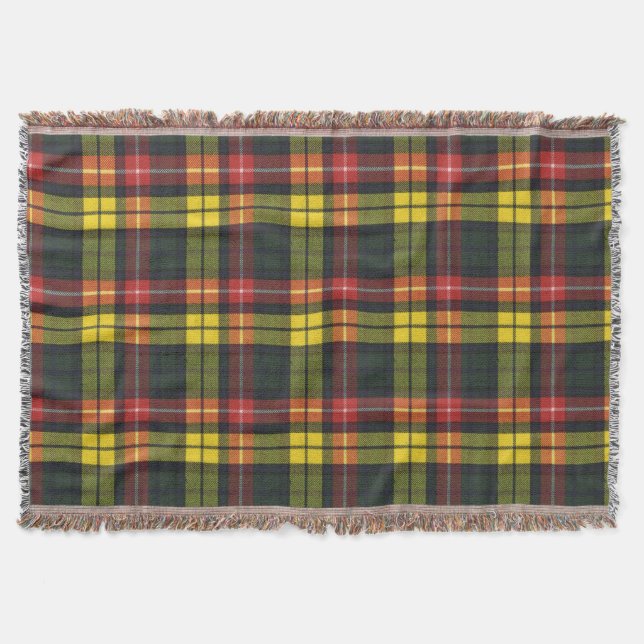 Couverture Tartan écossais original Buchanan M (Devant)