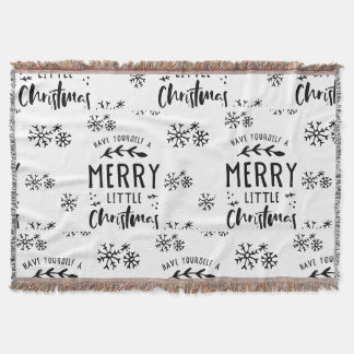 Couverture Thématique de Noël - Noir & Blanc